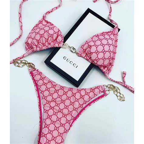 gucci replica swim wear|women gucci bikini.